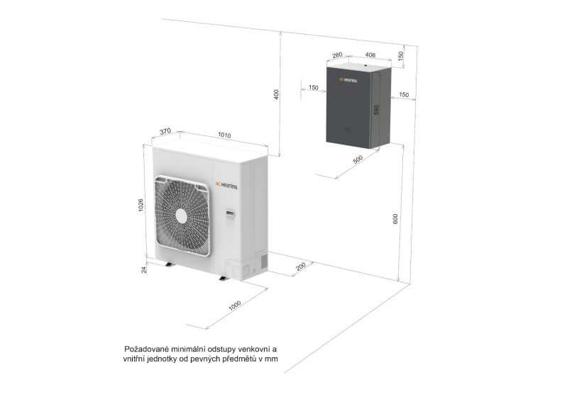 Tepelné čerpadlo Convert AW12/R32