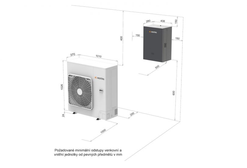 Tepelné čerpadlo Convert AW12/R32