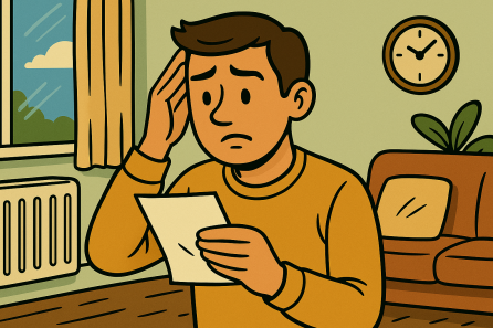 Zamračený pohled na papír